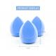 Blue Face Makeup Sponge Puff Facial Cosmetic Concealer Cream Foundation Powder Blender Puff Set Egg Stand Holder Box