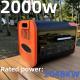 Tape Display 2000W LiFePO4 Energy Storage/Portable Generator for Outdoor Living and Emergencies