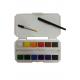 12 / 18 / 24pcs / Plastic Box Solid Art Painting Colours Children'S Watercolor Paint Set