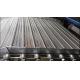 Industrial Stainless Steel Flat Wire Conveyor Belt Chain / Pressed Edge Treatment