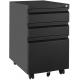 Under Desk Office Drawers Fully Assembled 3-Drawer Mobile Metal File Cabinet