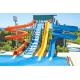 Customized Color Fiberglass Water Park Slide Outdoor Water Games Park Pool Equipment For Kids