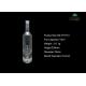 750ML Hight-grade  round glass bottle
