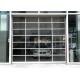 Aluminum Frame Transparent Glass Panel Sectional Garage Doors