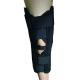 Tri Panel Immobilizer Medical Knee Brace Breathable Polyester Velvet Material