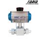 FABIA Pneumatic High Pressure Two Way Butt Welding Ball Valve