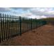 Powder Coated 2100mm Steel Palisade Fencing For Commercial Properties