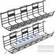 Metal Fabrication Desk Cable Organizer Metal Wire Cord Management Under Desk Organizer for Office