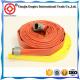 PVC colorful  high performance rubber lining firefighter hose synthetic rubber fire hose