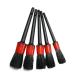 Boar Bristles Interior Car Detailing Brush Pack 5PCS For Leather Cleaning
