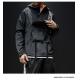 Men Nylon Pullover Hooded Lightweight Windbreaker Jackets Waterproof