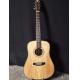 Free shipping AAAA handmade all Solid guitar dreadnought body guitar imported wood soundhole EQ D acoustic electric guit