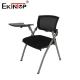 Black Foldable Metal Leg Training Office Chair In Modern Style