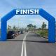 Blue 20ft Inflatable Archway Event Arch Entrance Finish Line Inflatable Race Advertising Arch for Marathon