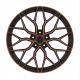 18 inches black Brown polish 5 * 112 aluminum alloy forged car wheels