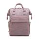 ISO9001 Pink Oxford Cloth Large Capacity Mommy Nappy Bag Backpack