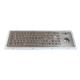 Ruggedized Metallic Panel Mount Keyboard IP67 Waterproof  73 Keys
