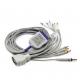 Banana4.0 10 Lead Ecg Cable EKG Cable TPU Gray Color No Resistance