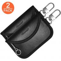 Vehicles Key Blocking Pouch With Ring Hook Prevent From Being Scanned
