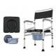 Wholesale luxury disabled comfortable adjust bath shower commode chair