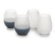 Supply 100% Food Grade Material White Silicone Stemless Wine Glasses