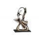 Dancer Artists Indoor Sculpture Decorative Polished Technique Corrosion Stability