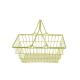 Custom Supermarket Accessories Stainless Steel Gold Nail Polishes Shopping Basket
