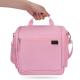 Hanging Compact Travel Toiletry Bag Camping Carry On Pink 10X4X10 Inch