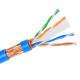 E- Bright Shielded SFTP Indoor CAT6 Lan Cable STP Pure Copper For Cabling System