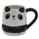 Wholesale customized handmade cute animal 3d drinking cups tea coffee ceramic mug gift