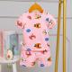 Fruit Soft Cotton Summer Pyjama Sets Moisture Absorption For 120cm Height Girls