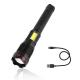 Safety LED Work Flashlight Rechargeable For Camping Hiking Outdoor Activities