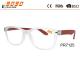 2017 new style reading glasses ,made of PC frame ,suitable for women