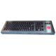 Durable Backlight Black Military Industrial Metal Keyboard With Trackball IEC 60512-6