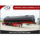 38000 Liters Deliver Crude Oil Tanker Trailer 3 Compartments With Mechanical Or Air Suspension