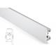 Aluminum Profile LED Linear lighting Recessed type in the wall with PMMA opal cover