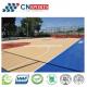 1.1mm Vertical Deformation silicon PU Basketball Court Flooring