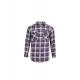 200GSM 100% Cotton Long Sleeve Checked Shirt Red And Blue Color