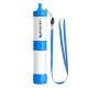 0.17 LBS Portable Water Purifying Straw BPA Free ABS For Outdoor Hiking