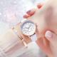 Amazon Ebay Hot Sale Luminous Women Watch Simple Thin Quartz Watches Leather Strap Reloj Mujer