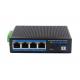Industrial Media Converter Single Mode Fiber To Rj45 1310nm 1550nm