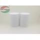 White Round Paper Box for Coffee , Cardboard Tube Packaging With Paper Lid