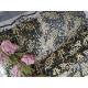 125CM Party Black Embroidered Sequin Mesh Fabric