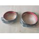 Ducting Parts Spiral Duct Quick Release Pipe Clamp 140mm With Red Rubber Seal