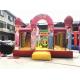 Big Pink Princess Inflatable Bouncer , Professional Commercial Bounce House