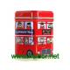 London bus design mini size square tea tin box 25g