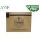 Eco - Friendly Recycle Child Resistant Pouch , Kraft Paper Child Proof Packaging