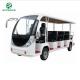 CE approved new energy 4 wheels electric shuttle bus 14 seats sightseeing car  for short tourist