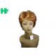 Natural Straight Short Synthetic Wigs / Non Lace Front Wigs Non - Remy Hair