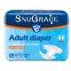 Soft Breathable Disposable Adult Diapers for Hospital Incontinence 6000ml Absorbent